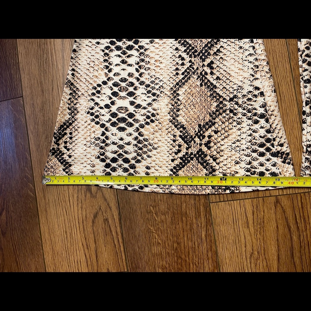 Snake Print Pull-On Pants - Picture 2 of 5
